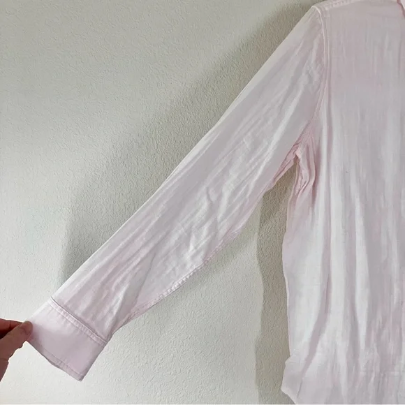 RAILS Ellis Gauze Button Up Shirt S Petal Pink LTD Edition Breast Cancer Spring - Picture 6 of 13